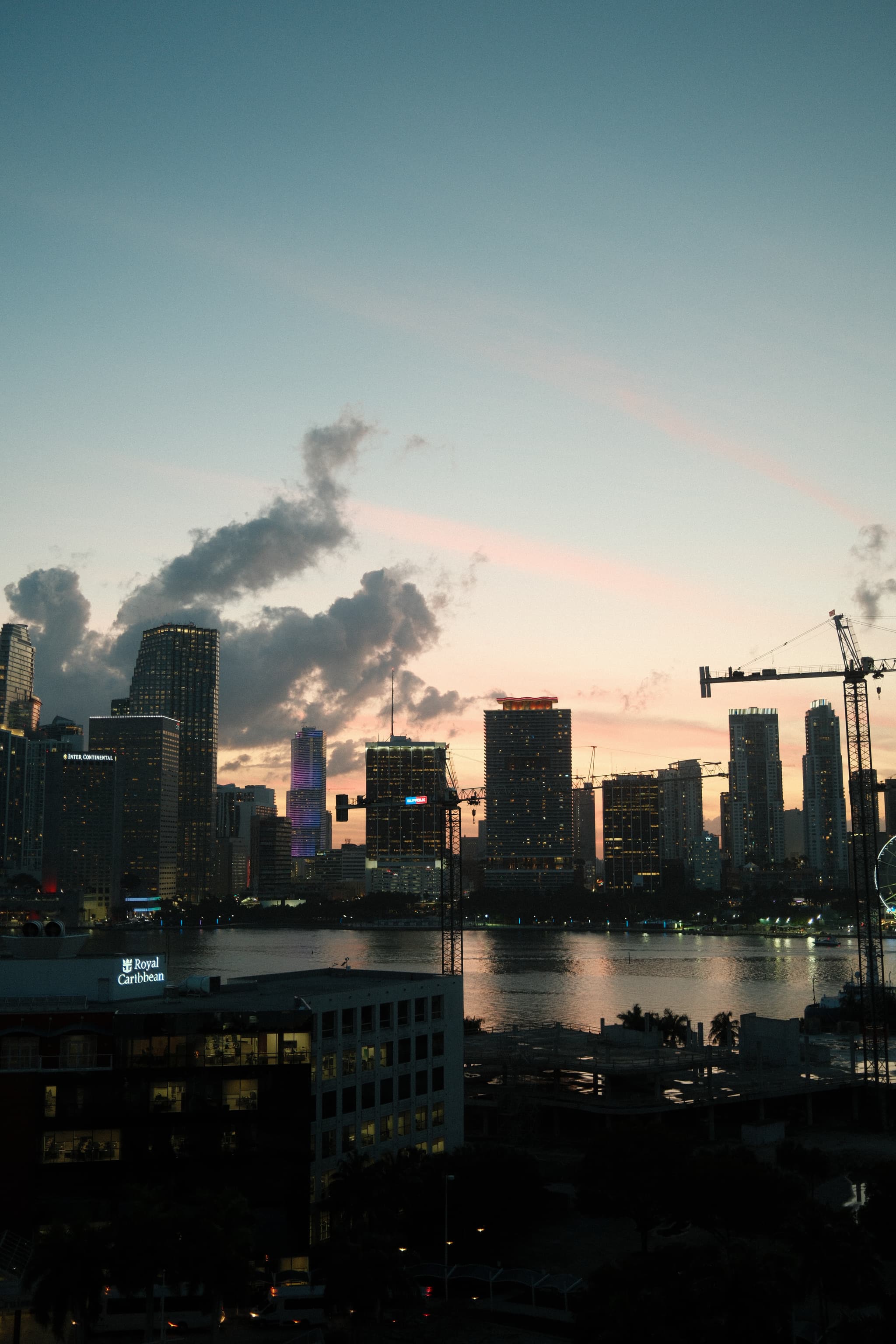 Calm Blues and Oranges